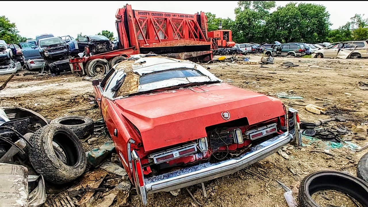 1974 Cadillac Eldorado Junkyard Find Bound For The Crusher YouTube