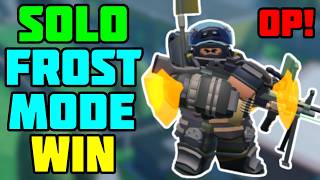 Solo Frost Mode Triumph With Juggernaut And No Skill Tree + Easy Guide | TDS Tower Defense Simulator