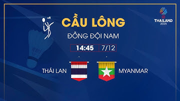 🔴TRỰC TIẾP: Tứ kết cầu lông đồng đội nam Myanmar – Thái Lan | SEA Games 33