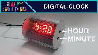 I made a digital clock! Happy Building!