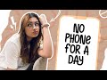 No phone for a day  aashna hegde