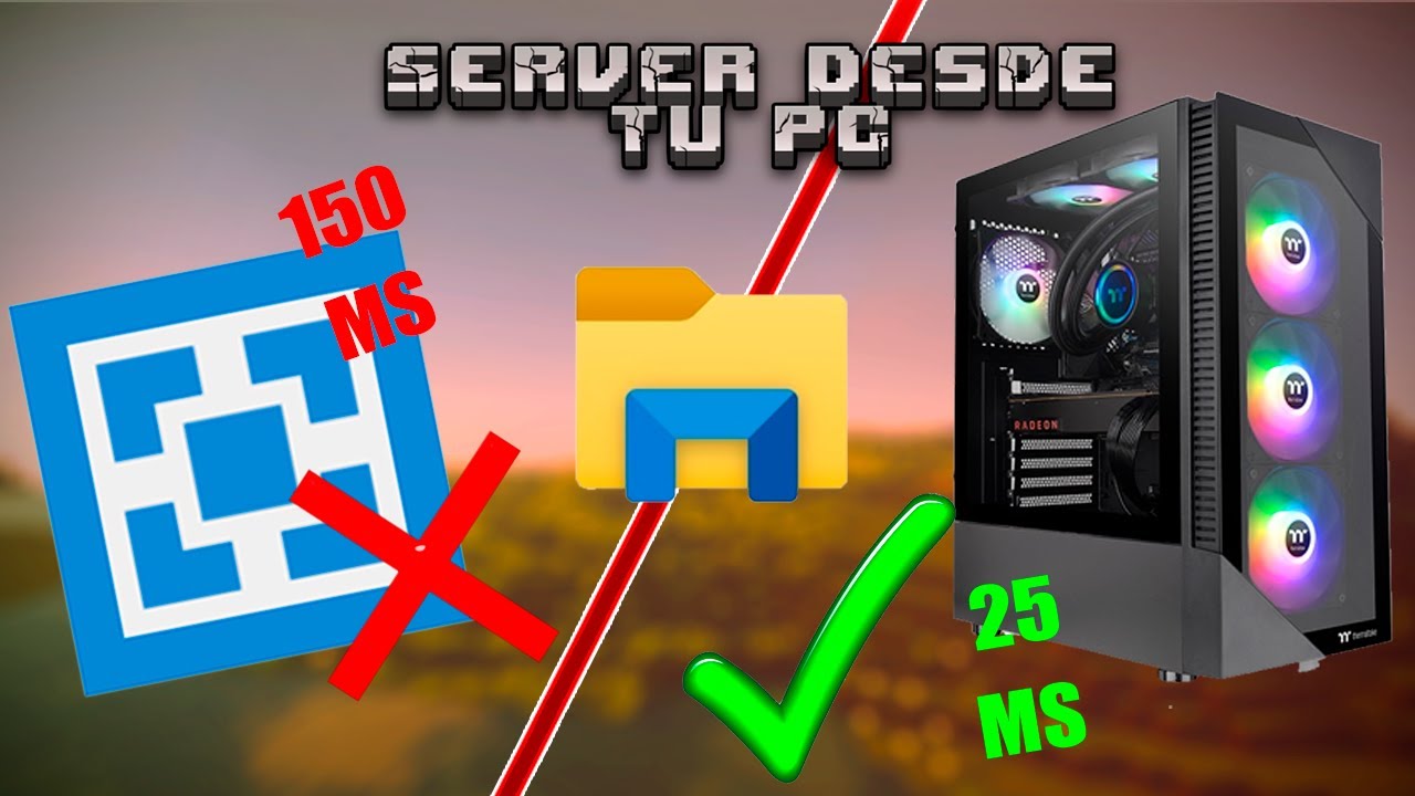 Como crear un server desde tu pc - YouTube