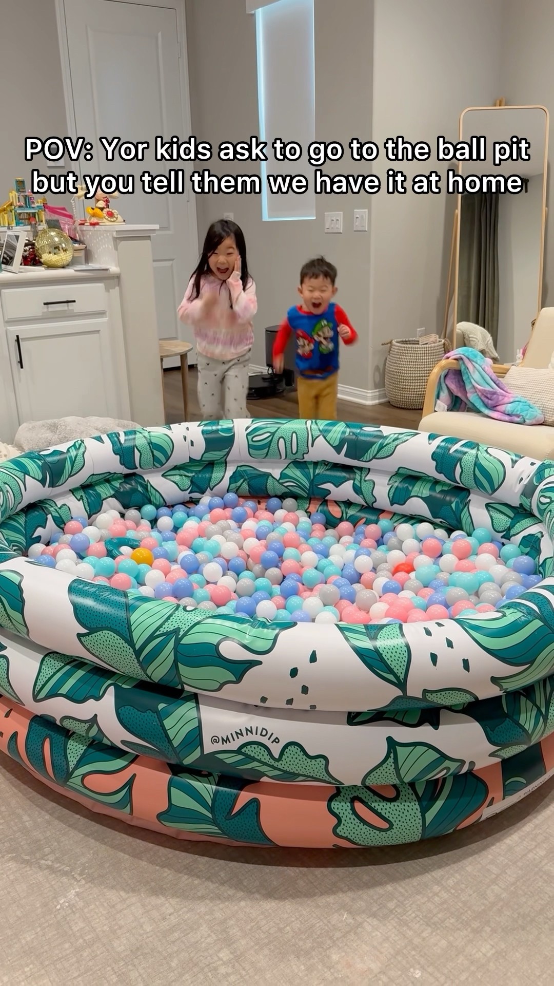 POV: Yor kids ask to go to the ball pit but you we have it at home