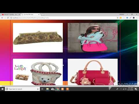 Online Gift Shop php project with database download