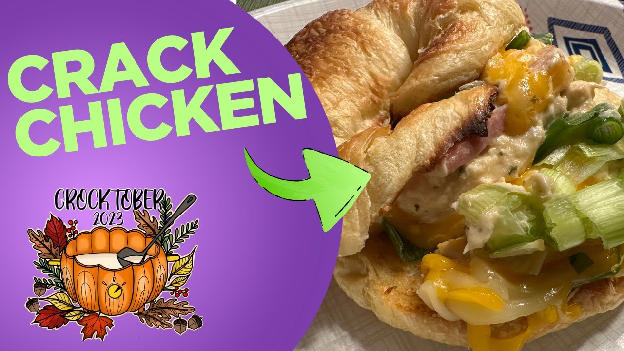 Crack Chicken, an EASY and TASTY crockpot meal! crocktober YouTube