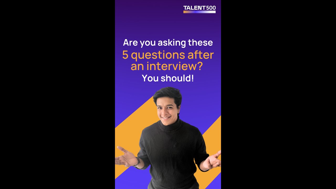 5 Post-Interview Questions You Must Ask! - YouTube