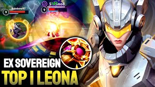 WILD RIFT LEONA - TOP 1 LEONA GAMEPLAY - EX SOVEREIGN RANKED