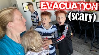 emergency evacuation 2 weeks solo parenting vlog