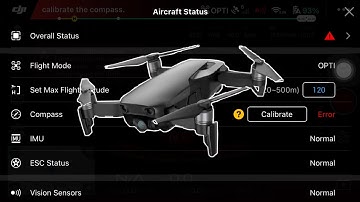 DJI Mavic Air Compass Error Fix