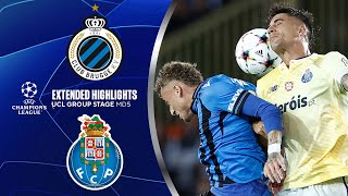 Club Brugge vs. Porto: Extended Highlights | UCL Group Stage MD 5 | CBS Sports Golazo