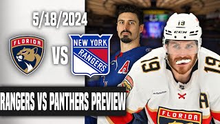 New York Rangers Vs Florida Panthers Series Preview!