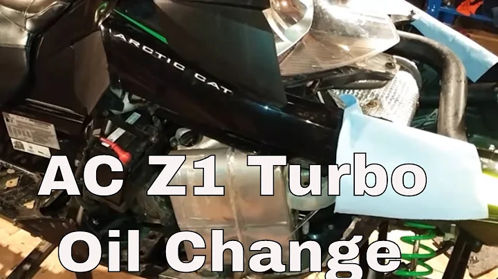 Arctic Cat Z1 Turbo Oil Change Overview