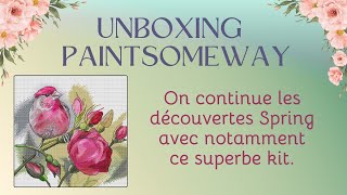 UNBOXING #paintsomeway #crossstitch #pointdecroix