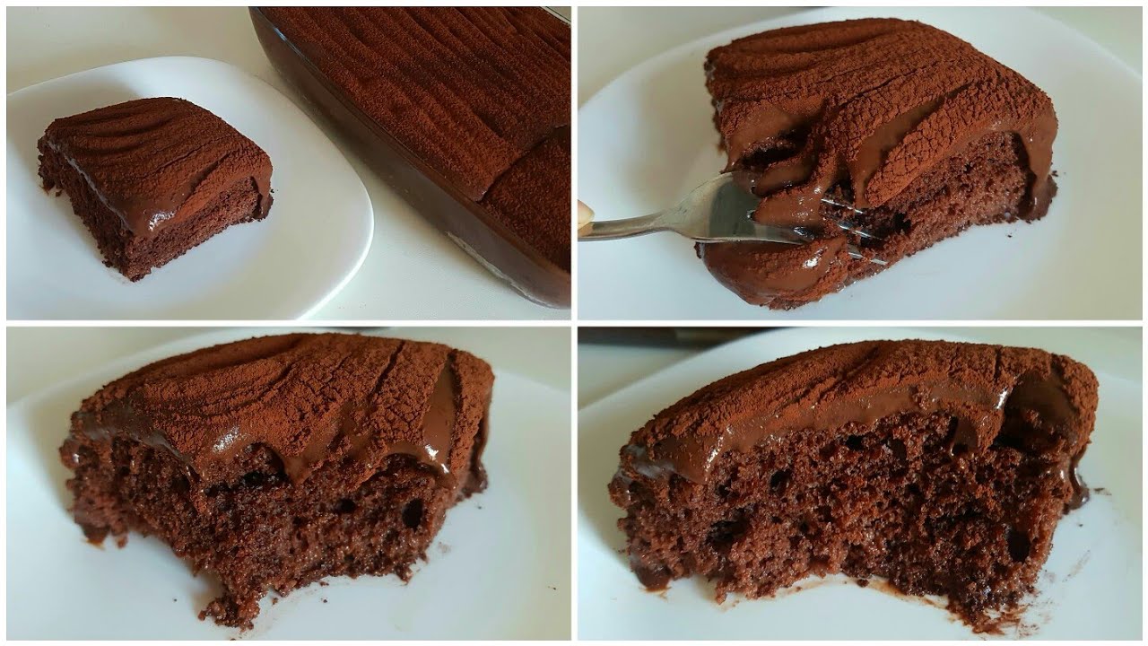 كيك 2 بيضات بالخلاط اليدوي بكريمة الشوكولا بدون كريم شانتيي أو كريمة سائلة 👌