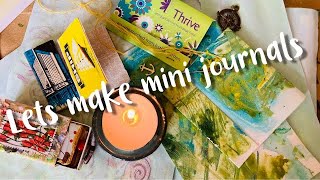 lets make mini #junkjournal ♻ reuse packaging  mixedmedia prompts LIVE REPLAY