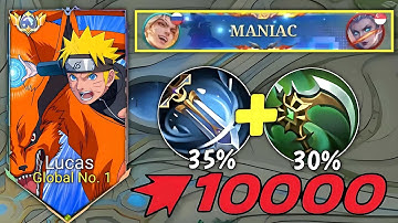 LUCAS NEW META ATTACK SPEED BUILD FOR AGRESSIVE GAMEPLAY!(100% BROKEN!)😱 - BEST BUILD LUCAS - MLBB
