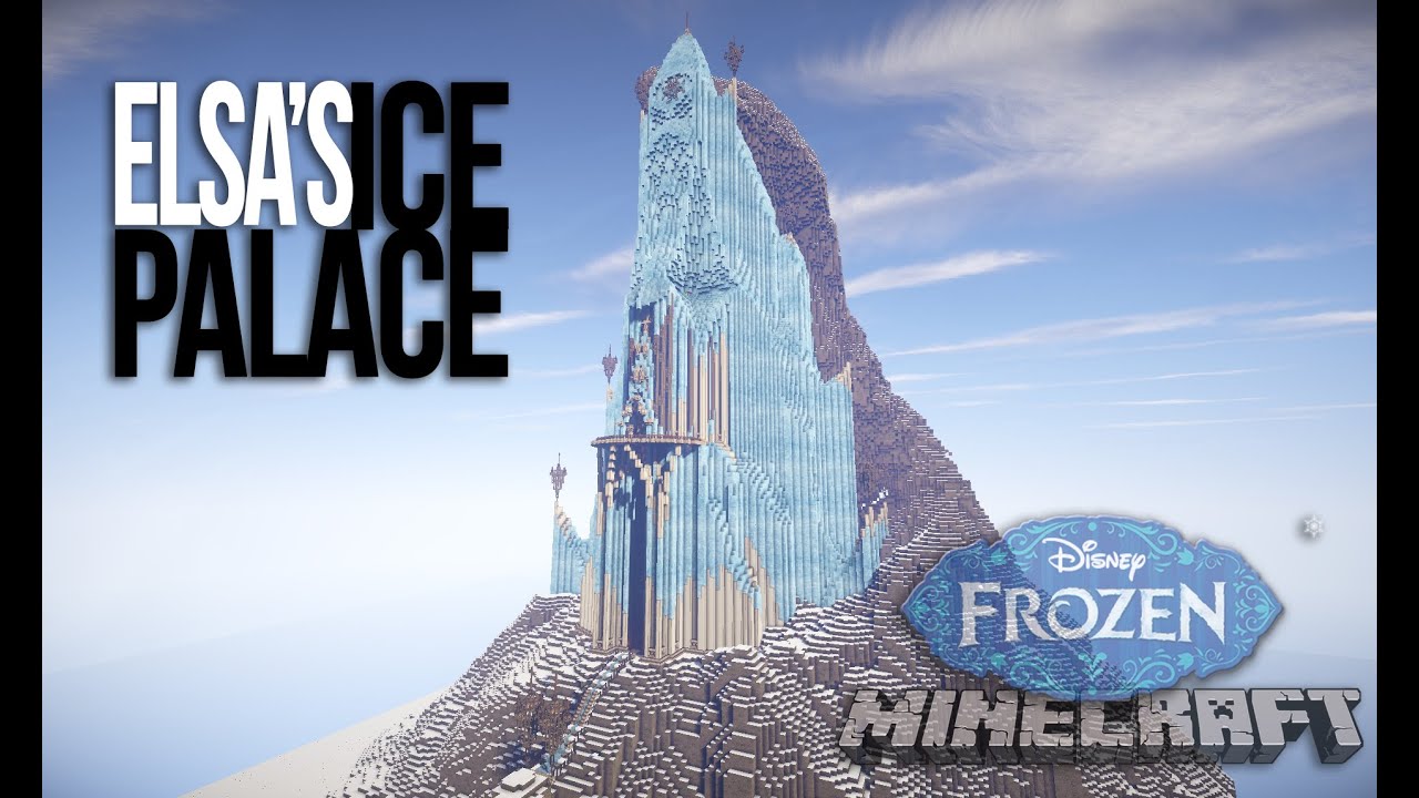 Frozen Elsa S Ice Palace In Minecraft Youtube