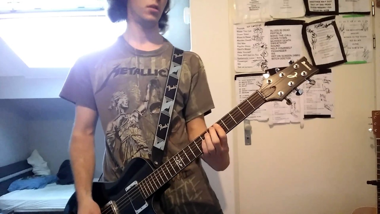 Ung dame Prøve Tilfredsstille Fleddy Melculy - T-shirt Van Metallica - Guitar Cover - YouTube