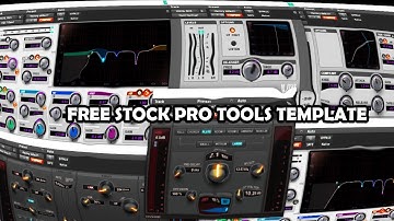 I MADE A PRO TOOLS TEMPLATE WITH STOCK PLUGINS #protools #stockplugins #template