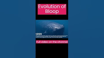 Evolution of Bloop #shorts #bloop #monster #creepy #ocean