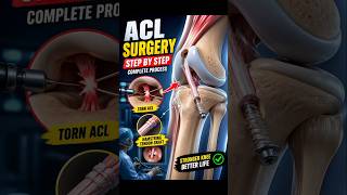 ACL Surgery Explained in 3D Animation | Knee Ligament Reconstruction surgery Step by Step