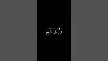 كروما سوداء سورة الفيل #فارس_عباد