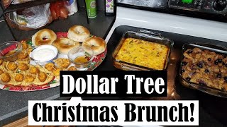 DOLLAR TREE CHRISTMAS BRUNCH! || $16.00 DOLLAR TREE FAMILY MEAL