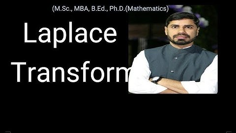 The Laplace transform