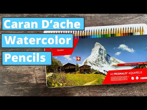 CARAN D'ache Pencils Coloured Watercolor Prismalo Aquarelle 40