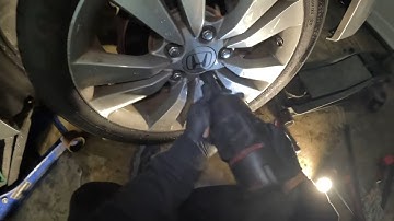 2008 through 2012 Honda Accord front strut and sway bar link replacement #hondaaccord #honda