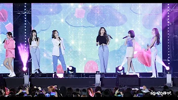 [4K 60P] 191005 여자친구(GFRIEND) 멘트1+네버랜드 직캠(Fancam) 에버랜드 잼버리 K-POP 콘서트 by 첼시코스타