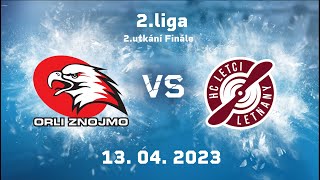 2.F Orli Znojmo - HC Letci Letňany 13.4.2023