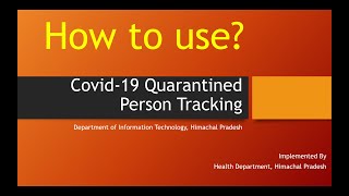 Covid-19 Quarantine Person Tracking App Himachal Pradesh screenshot 4