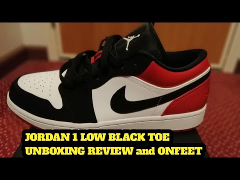 low jordan 1 black toe