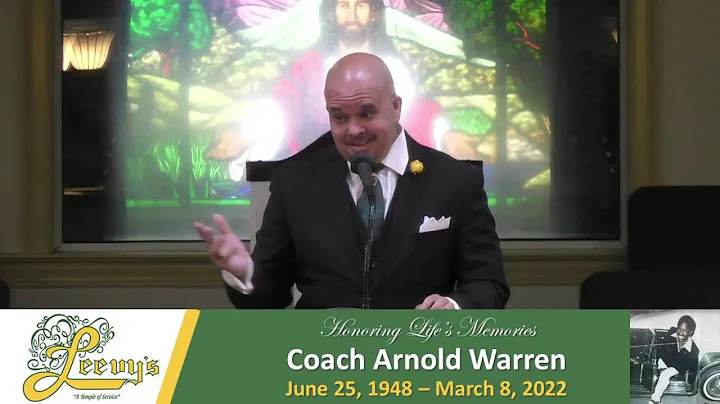 Coach Arnold Warren- March 18, 2022-  Leevy's Funeral Home