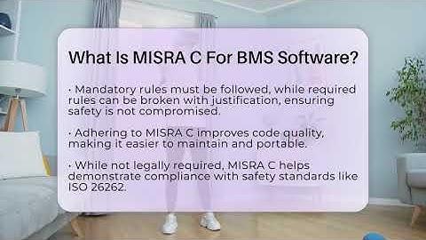 What Is MISRA C For BMS Software? - Talking Tech Trends