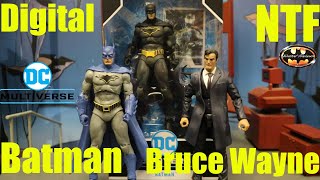 McFarlane DC Multiverse Batman DC Rebirth Blue & Grey Digital NTF Wave Action Figure Review