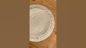 #macrame #diy #artesanato #macrametutorial #tutorial #decoração #mesaposta #sousplast