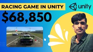 HOW TO MAKE A DRIVING & RACING GAME IN UNITY C# TUTORIAL BEGINNER/INTERMEDIATE [PART 1] || BY AMAN screenshot 5