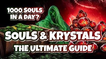 How to get FREE Souls & Krystals GUIDE! How many souls can i get in ONE Day?? MK Mobile Test!