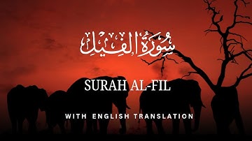 Surat Al-Fil (The Elephant)/ سورة الفيل / The Miraculous protection of the Kabbah
