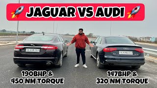 JAGUAR XF VS AUDI A4 : DRAG RACE 🚀