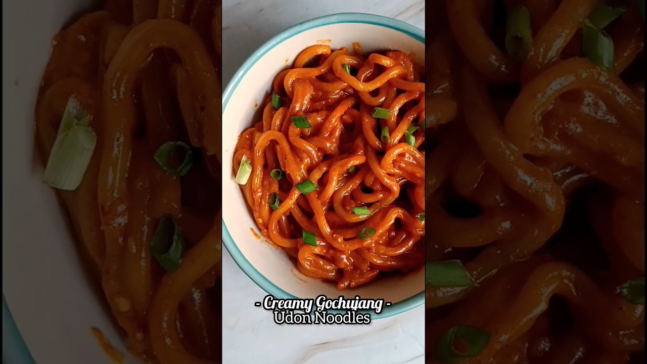 Creamy Gochujang Udon noodles recipe Korean sauce noodle recipe 