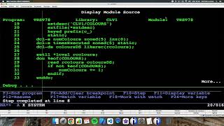 Coding in RPG (IBM i/AS400). Using the "static" keyword.