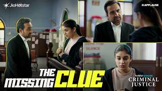 Pankaj Tripathi Finds the Biggest Clue | Criminal Justice: A Family Matter Best Scene
A crucial moment from Criminal Justice: A Family Matter where Madhav Mishra uncovers an important piece of information from Ira in the murder case of Roshni.As the investigation takes a major turn, this gripping scene highlights Madhav Mishra’s sharp instincts and relentless pursuit of the truth. A tense and impactful moment that changes the direction of the case.Watch more powerful moments from Criminal Justice: A Family Matter on Jio Hotstar.
#CriminalJusticeSeason4 #PankajTripathi #CrimeThriller #InvestigationScene #ApplauseEntertainment #JioHotstar
Subscribe for more such clips, videos & updates - https://bit.ly/ApplauseEntertainment
Applause Entertainment, a part of the Aditya Birla Group, is renowned for producing premium drama series, films, documentaries, and animation. Known for hits like Black Warrant, Scam 1992, Tanaav, Do Aur Do Pyaar, Zwigato, Undekhi, Modern Masters: S.S Rajamouli, Applause collaborates with leading platforms including Netflix, Amazon Prime Video, and SonyLIV
Follow us on Social Media for Latest Updates:
Facebook: https://www.facebook.com/ApplauseSocial/
Twitter: https://twitter.com/ApplauseSocial
Instagram: https://www.instagram.com/applausesocial/
Moj: https://bit.ly/Mojappalausesocial
Josh : https://bit.ly/Joshapplausesocial
#ApplauseEntertainment #Applause Pankaj Tripathi Finds the Biggest Clue | Criminal Justice: A Family Matter Best Scene