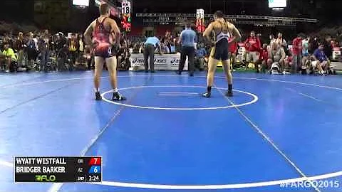 182 Champ. Round 3 - Bridger Barker (Arizona) vs. ...
