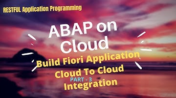 ABAP on Cloud Part 3 | Build Fiori Application with  Managed Framework