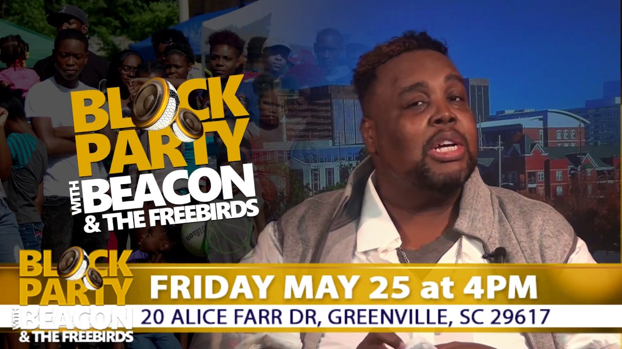 BLOCK PARTY in GREENVILLE SC FRIDAY May 25 at 4pm YouTube