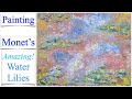 Impressionist Oil Painting Time Lapse - Monet’s Water Lilies
