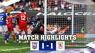 Highlights Town 1 Middlesbrough 1